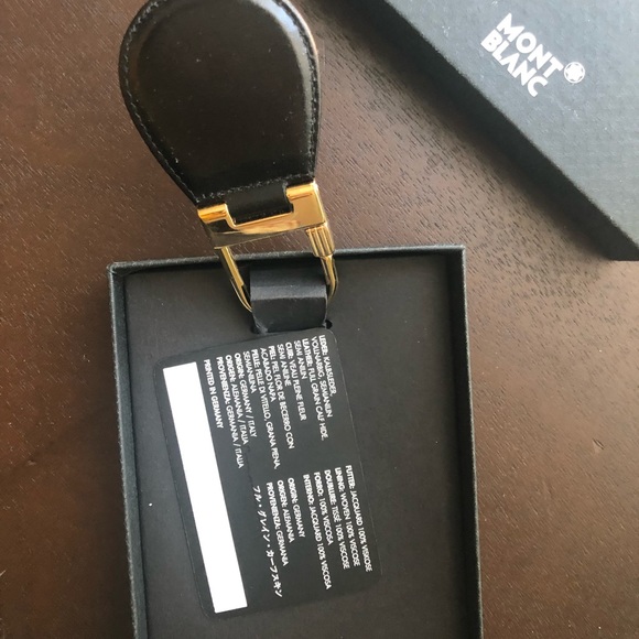 Mont-Blanc Key Fob - original - Meisterstück NWT Material - Picture 3 of 5